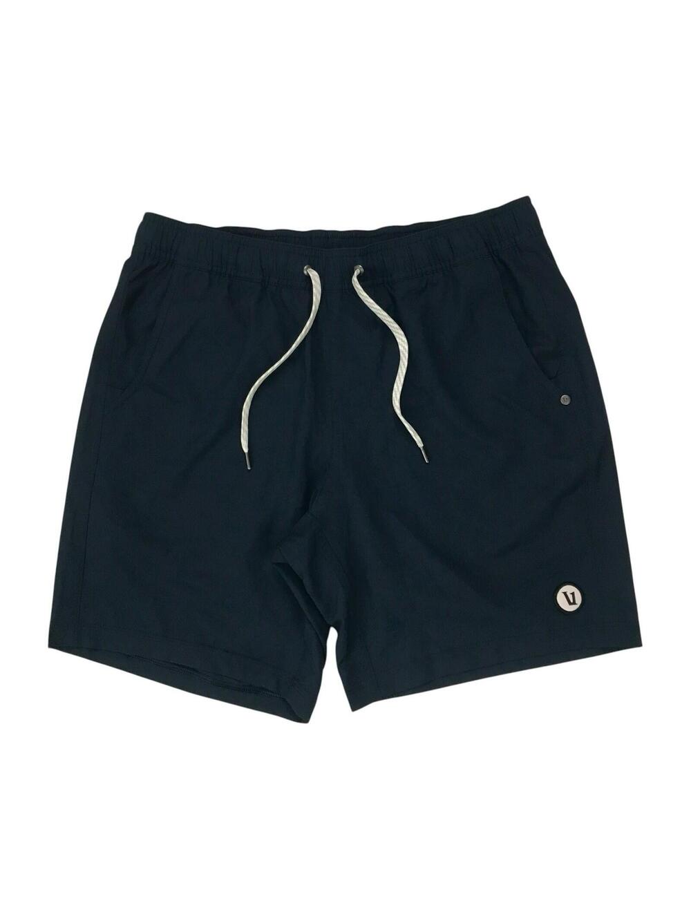 Vuori Kore Shorts Mens Large L Blue 7” Inseam Lined Gym Running Training V302 BN